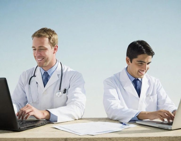 Eine überdimensionale Gehirnskulptur mit rauchenden Schornsteinen steht in einer Landschaft, als Schmunzelbild für den Praxisbetrieb